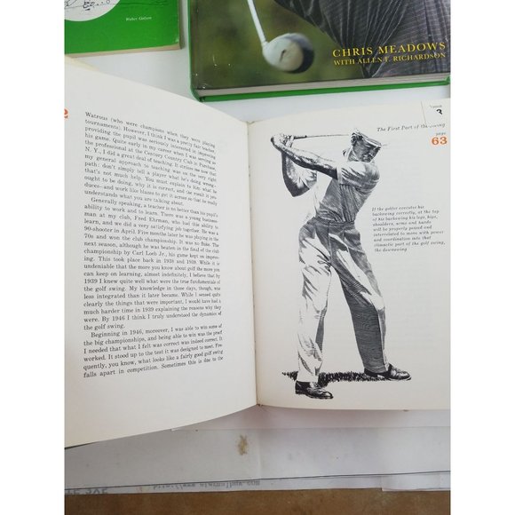 Lot of 6 Books about Golf Technique Swing Stories Tips Ben Hogan Tiger Woods - Picture 9 of 12